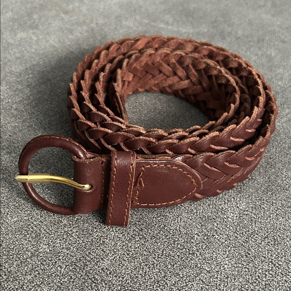 Surrey Split Braided Leather Belt